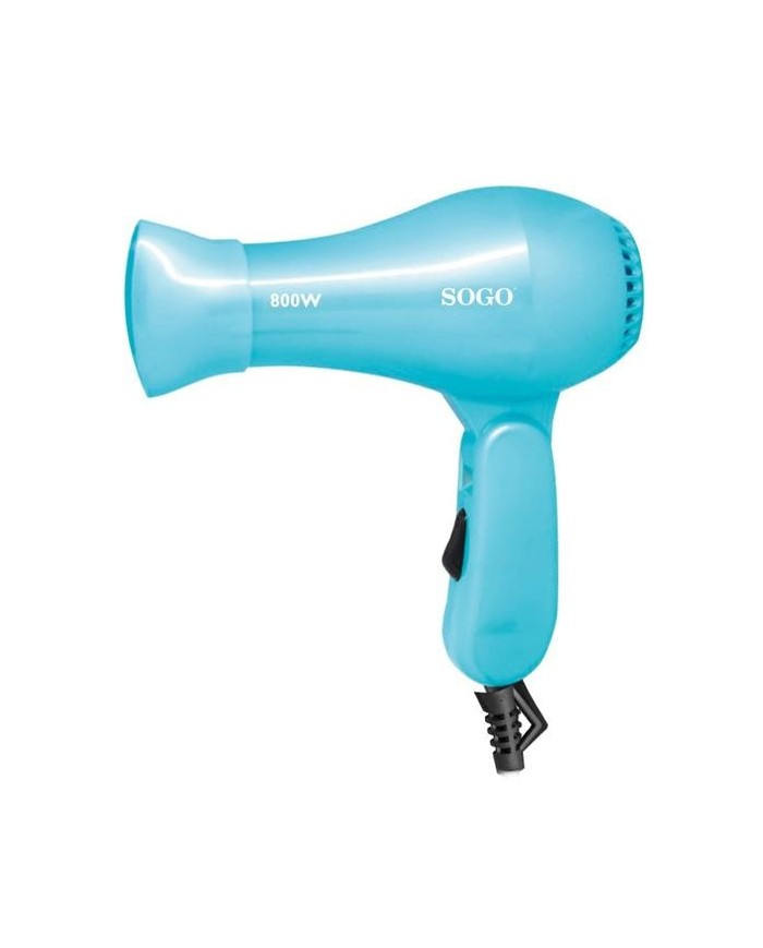 SECADOR DE PELO DE VIAJE SOGO  800 W. AZUL