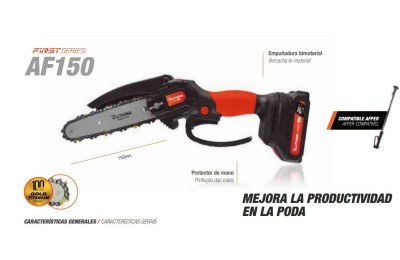 MOTOSIERRA 21V. 150MM. 2BAT.2,0AH ALTUNA