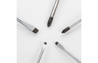 DESTORNILLADOR ALYCO RANURADOS Y PHILLIPS (JGO 5 PZS.)