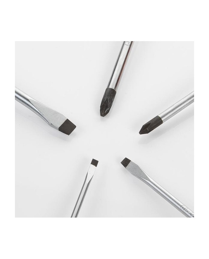 DESTORNILLADOR ALYCO RANURADOS Y PHILLIPS (JGO 5 PZS.)