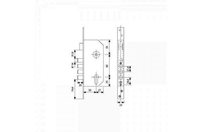 CERRADURA TESA R-200 B566L
