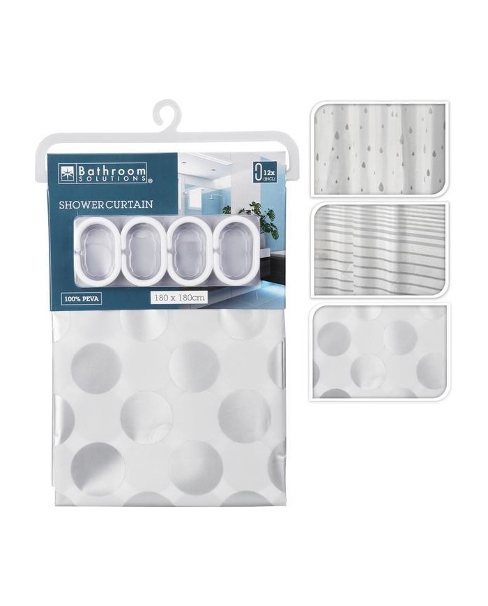 CORTINA DE DUCHA BATHROOM SOLUTION 180X180 CMS.