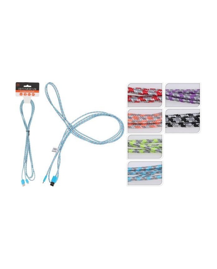 CABLE CARGADOR KOOP MICRO USB 3MTS.