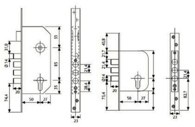 CERRADURA TESA R-200 B566L