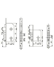 CERRADURA TESA R-200 B566L