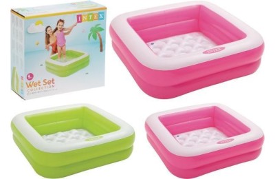 PISCINA INTEX CUADRADA HINCHABLE 85X85X23 CM. PISCINA INTEX CUADRADA HINCHABLE 85X85X23 CM.