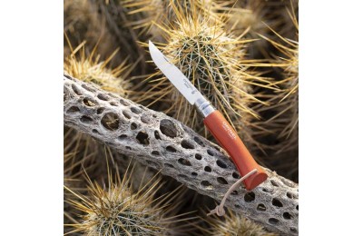 NAVAJA OPINEL INOXIDABLE Nº  7 MANGO NARANJA