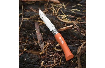 NAVAJA OPINEL INOXIDABLE Nº  7 MANGO NARANJA