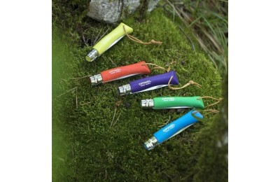 NAVAJA OPINEL INOXIDABLE Nº  7 MANGO AZUL CIAN