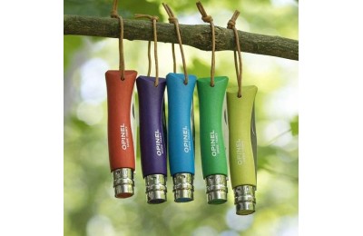 NAVAJA OPINEL INOXIDABLE Nº  7 MANGO AZUL CIAN