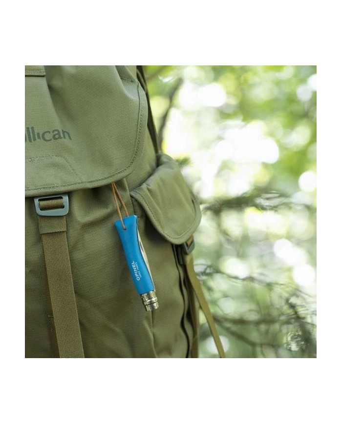 NAVAJA OPINEL INOXIDABLE Nº  7 MANGO AZUL CIAN
