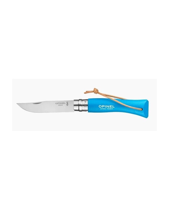 NAVAJA OPINEL INOXIDABLE Nº  7 MANGO AZUL CIAN