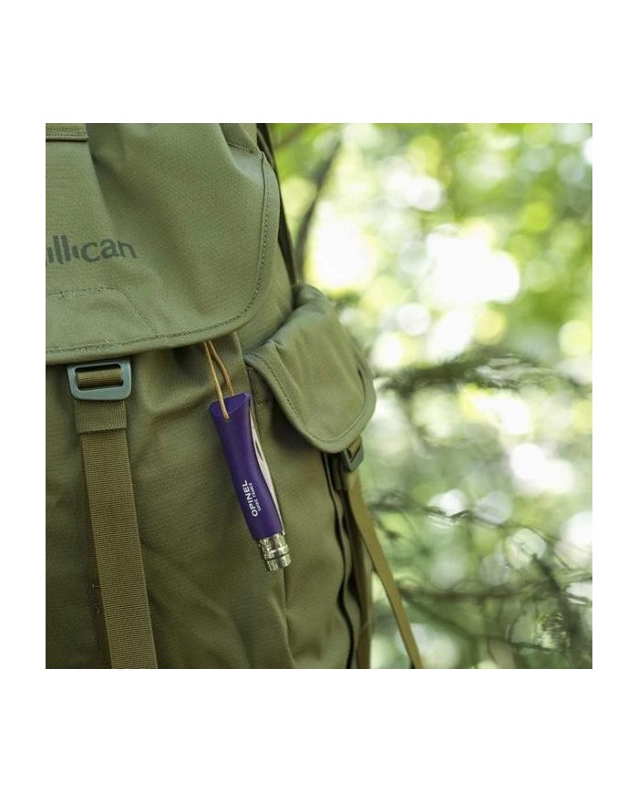 NAVAJA OPINEL INOXIDABLE Nº  7 MANGO PURPURA
