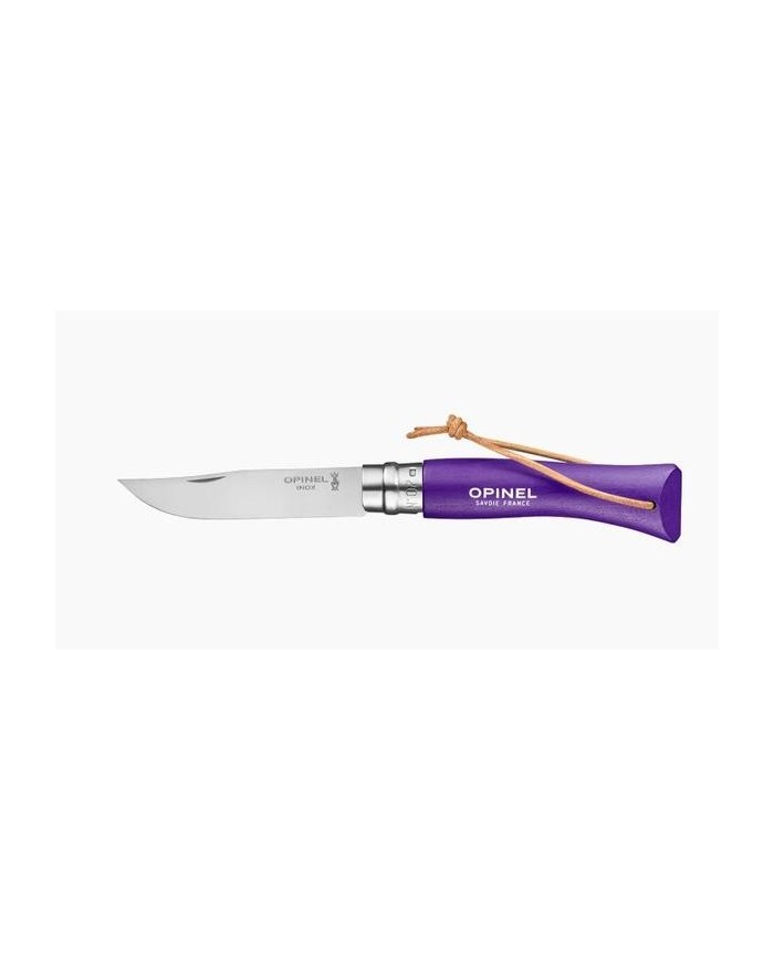 NAVAJA OPINEL INOXIDABLE Nº  7 MANGO PURPURA