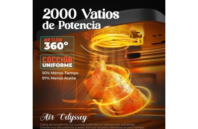 FREIDORA AIRE CALIENTE 7'6 LTS. 2000 W. JUANITA