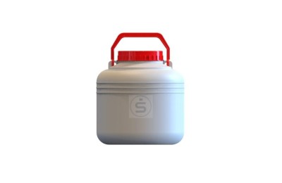 BIDON PLAST. T/ROSCA ROJA+OBTURAD. 7'3L