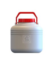 BIDON PLAST. T/ROSCA ROJA+OBTURAD. 7'3L