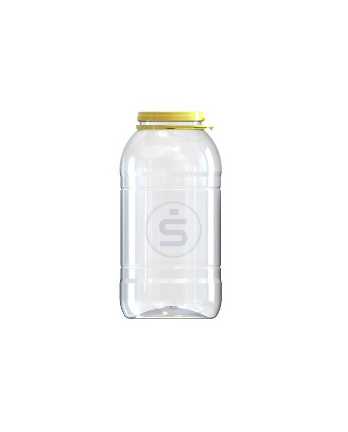 BIDON PLAST. TAPA PRESION AMARILLA 7'0LT