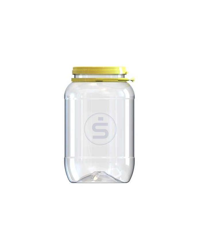 BIDON PLAST. TAPA PRESION AMARILLA 3'5LT