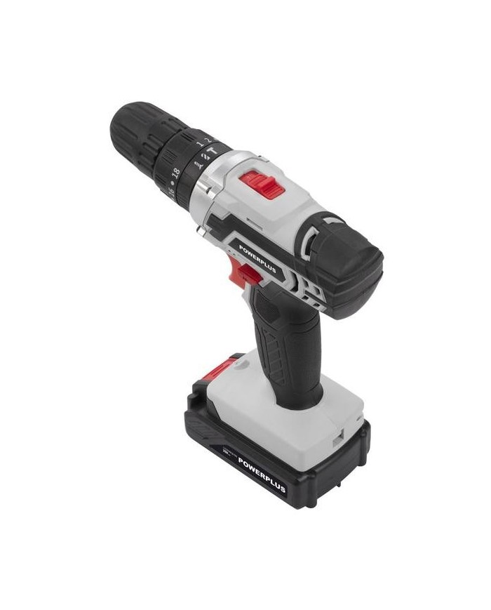 TALADRO PERCUTOR POWERPLUS 20V. 1BATERIA 2Ah POWC1080
