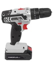 TALADRO PERCUTOR POWERPLUS 20V. 1BATERIA 2Ah POWC1080
