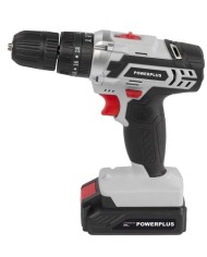 TALADRO PERCUTOR POWERPLUS 20V. 1BATERIA 2Ah POWC1080
