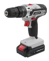 TALADRO PERCUTOR POWERPLUS 20V. 1BATERIA 2Ah POWC1080