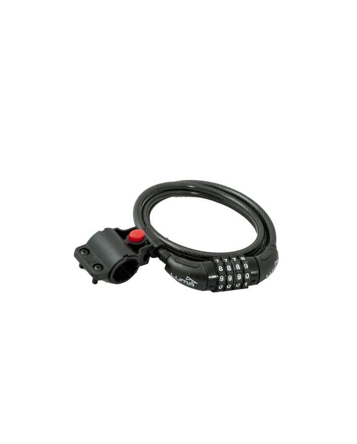 CABLE CANDADO ESPIRAL LUMA 150X1,2CM.COMBINACION