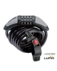 CABLE CANDADO ESPIRAL LUMA 150X1,2CM.COMBINACION