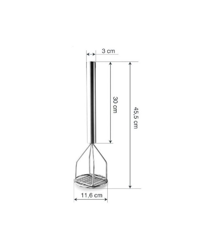 PRENSA PATATAS LACOR PROFESIONAL 45'5 CMS.