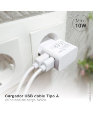 CARGADOR GSC 230V. A 2 USB
