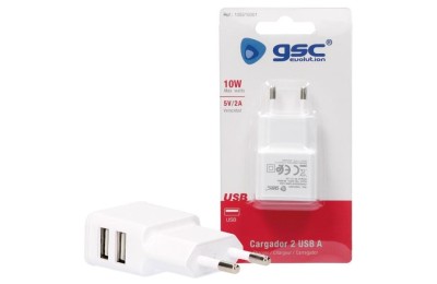 CARGADOR GSC 230V. A 2 USB