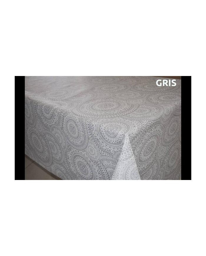 MANTEL RESINADO LONETA GRIS 1'40M. ROLLO 20 MTS.