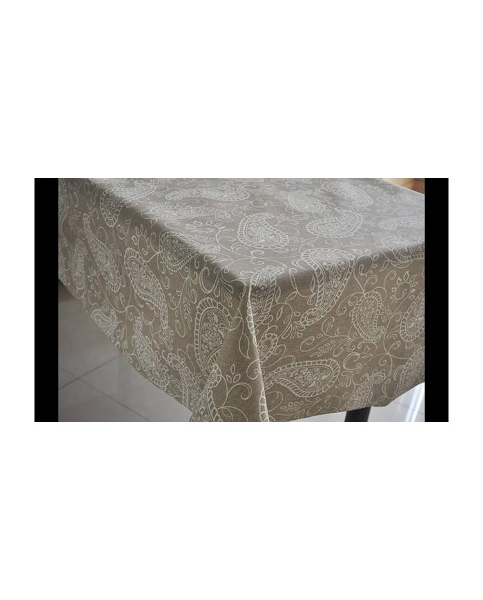 MANTEL RESINADO LONETA MARRON 1'40M. ROLLO 20 MTS.