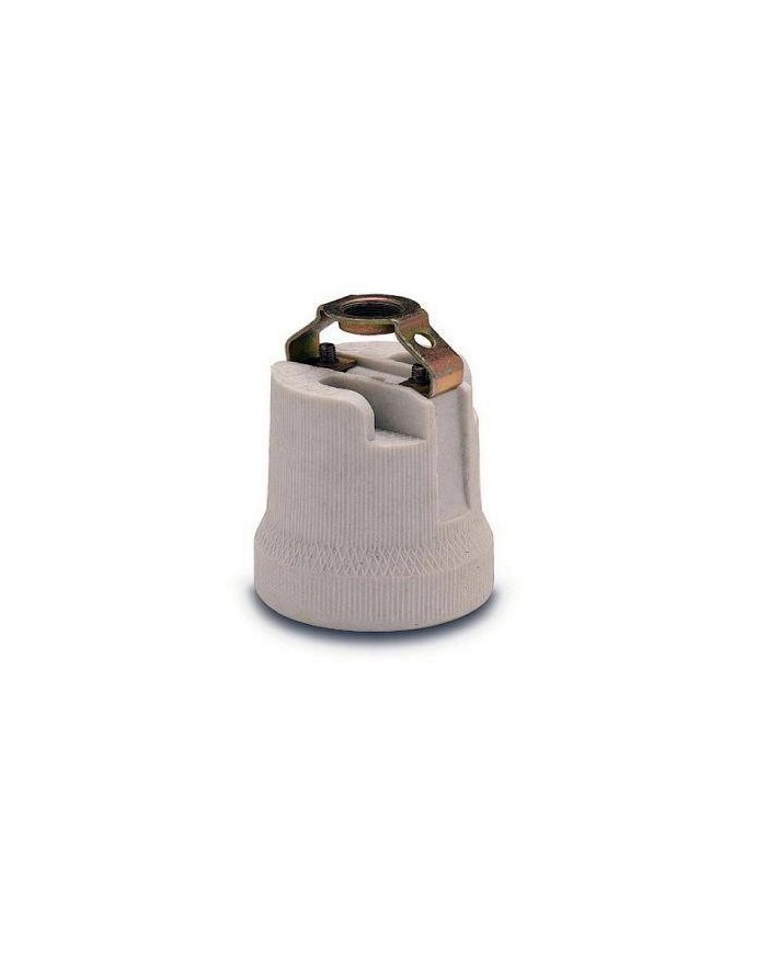 PORTALAMPARAS CERAMICO E-27 M-10X100 122