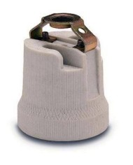 PORTALAMPARAS CERAMICO E-27 M-10X100 122