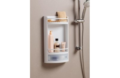 ESTANTE TATAY CAJON BLANCO CRISTAL