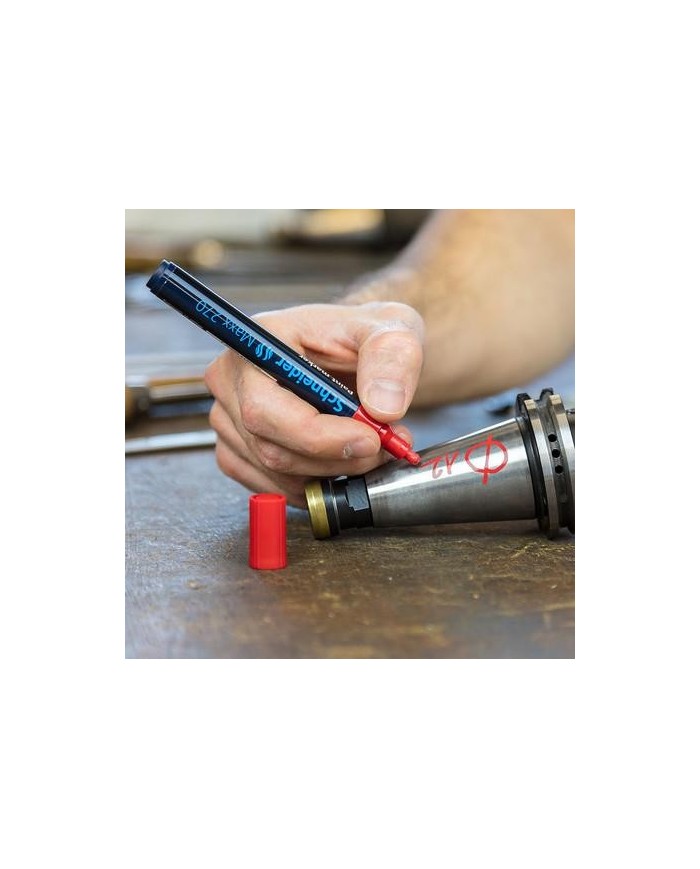 MARCADOR DE LACA ROJO 1-3MM. SCHNEIDER TRAZO FUERTE