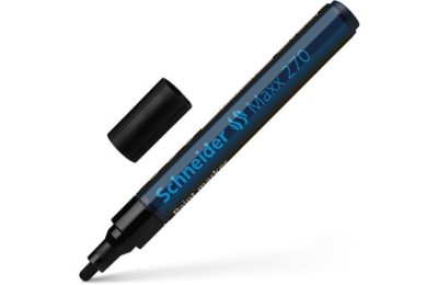 MARCADOR DE LACA NEGRO 1-3MM. SCHNEIDER TRAZO FUERTE