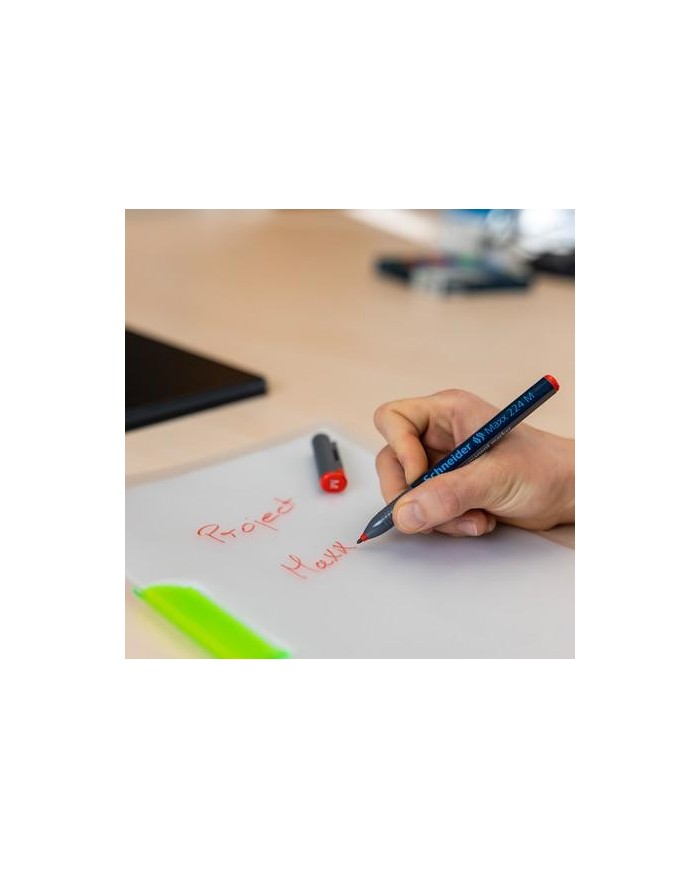 MARCADOR PUNTA FINA ROJO 1MM. SCHNEIDER
