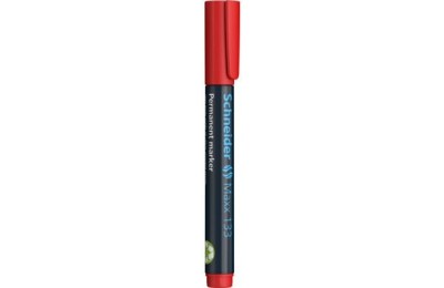 MARCADOR PUNTA BISELADA ROJO 1-4MM. SCHNEIDER