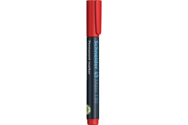 MARCADOR SCHNEIDER PUNTA REDONDA ROJO 1-3MM.