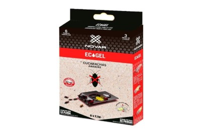  TRAMPA CEBO GEL CUCARACHAS 6U. NOVAR