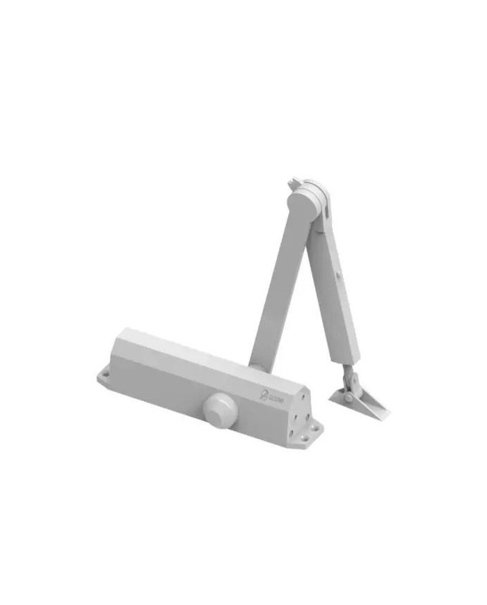 CIERRAPUERTAS DORCAS DC2-H-202 CON RETENEDOR BLANCO (HOJA 110CM-85 KG). D-22209/W