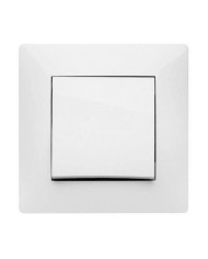 CONMUTADOR DOBLE SIMON 10 BLANCO 8'4X8'4X4'5 CMS.