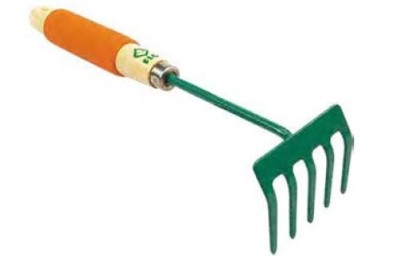 RASTRILLO DE JARDIN FLO 5 PUAS 350 MM.