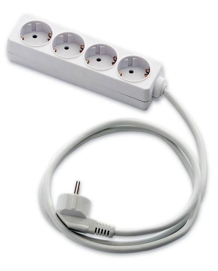 BASE MULTIPLE FAMATEL 4 TOMAS T.T. CABLE 1'5MTS. 9/504