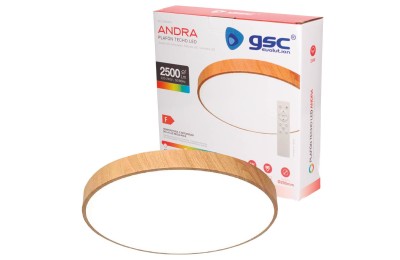 PLAFON TECHO LED GSC C/MANDO 24W. 3000K a 6500K