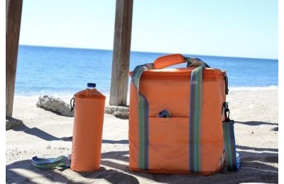 BOLSA NEVERA FLEXIBLE IRIS SUMMER NARANJA 30LTS.