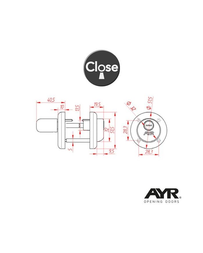 CONDENA SISTEMA CLOSE AYR LATONADO 10328